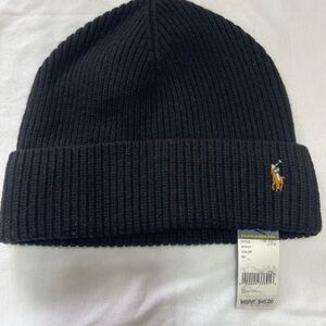 Ralph Lauren Dark Knit Beanie